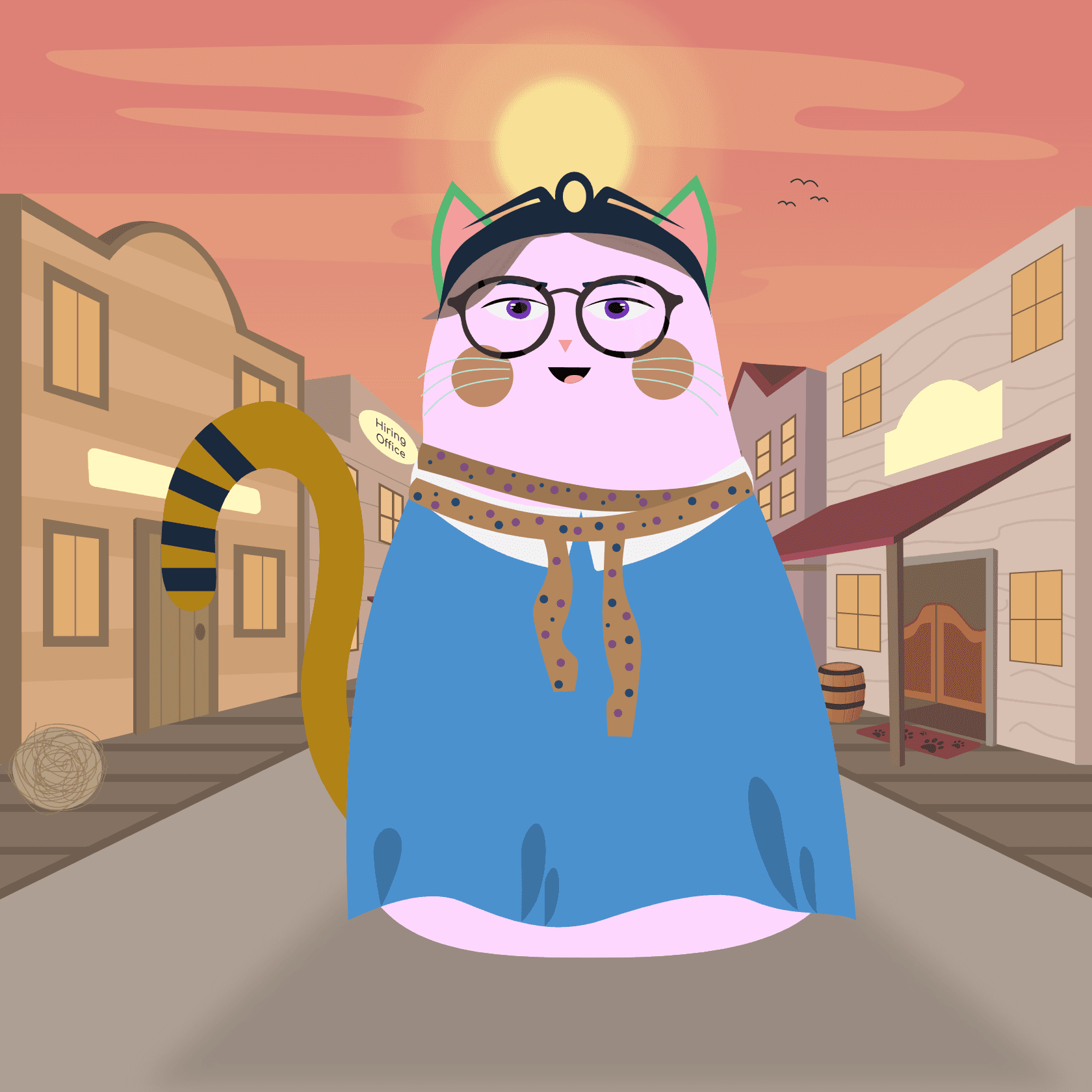 FatCat Avatar with moon